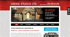 Desktop Screenshot of choicestucco.com